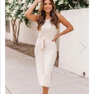 BRAND NEW ribbed sweater dress